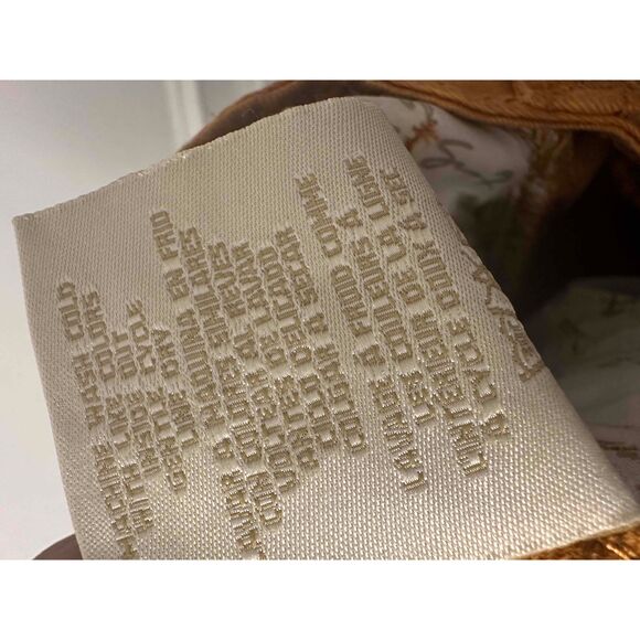 Seven 7 Gold Denim Pants Womans Size 14 Skinny Thick Threading Jeans Mid Rise - Picture 10 of 12